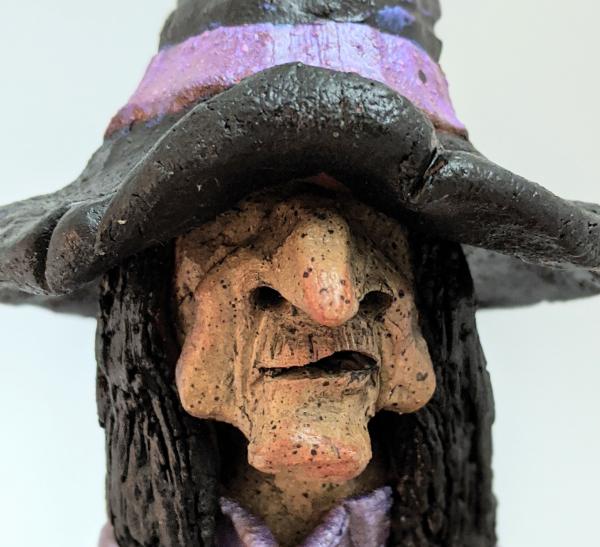 Little Purple Witch Incense Burner picture