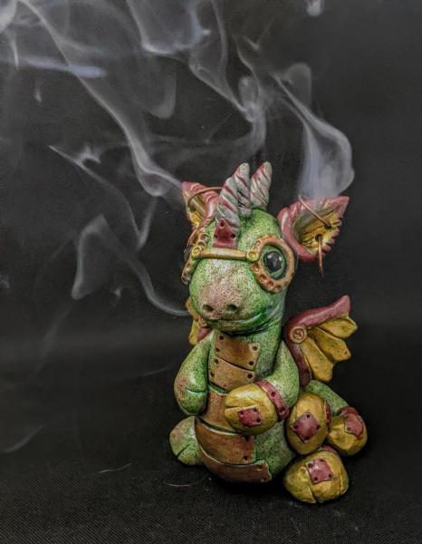Steampunk Sallie, Dragon Incense Burner picture