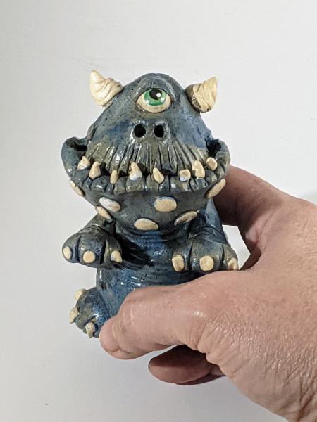 Blue Cyclops Mini Monster Incense Burner