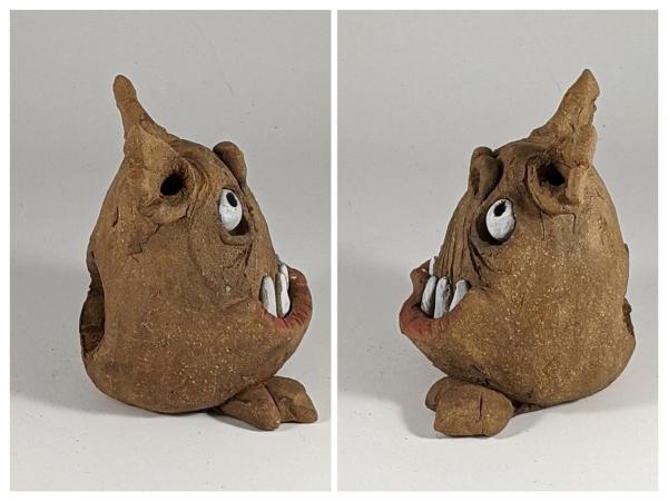 Winston the Sharp Toothed Mini Monster Incense Burner picture