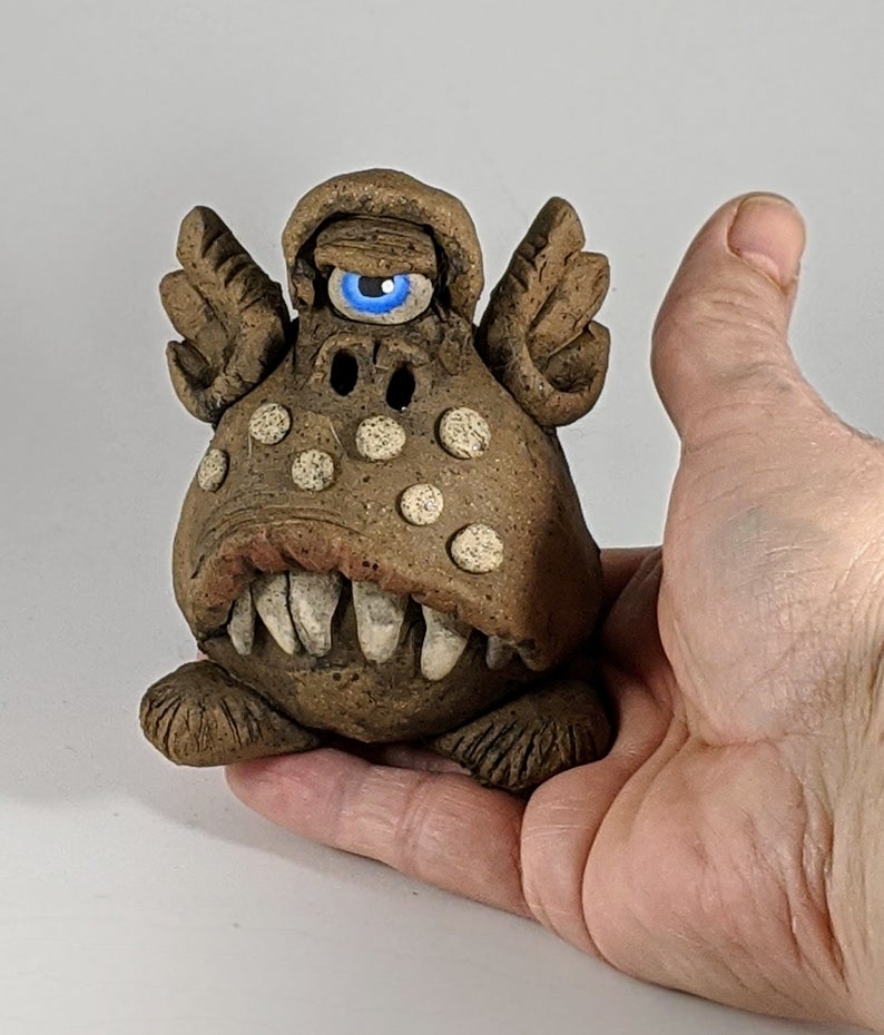 Snarling Mini Monster Incense Burner picture