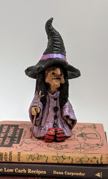 Little Purple Witch Incense Burner picture