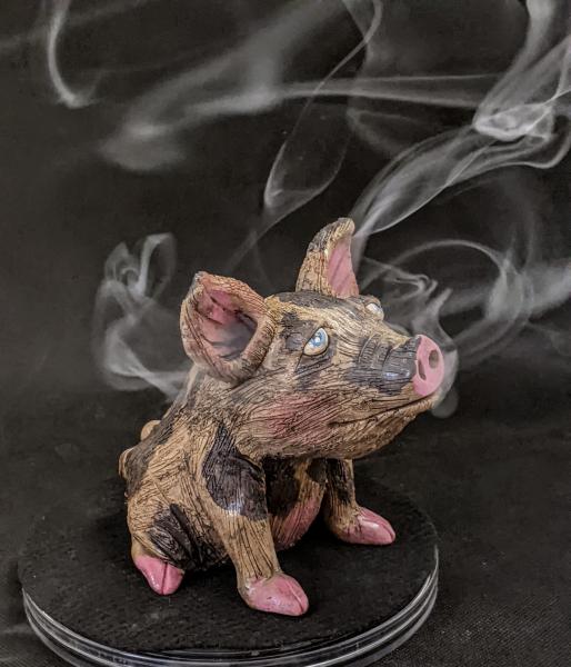 Pot Belly Pig Incense Burner picture