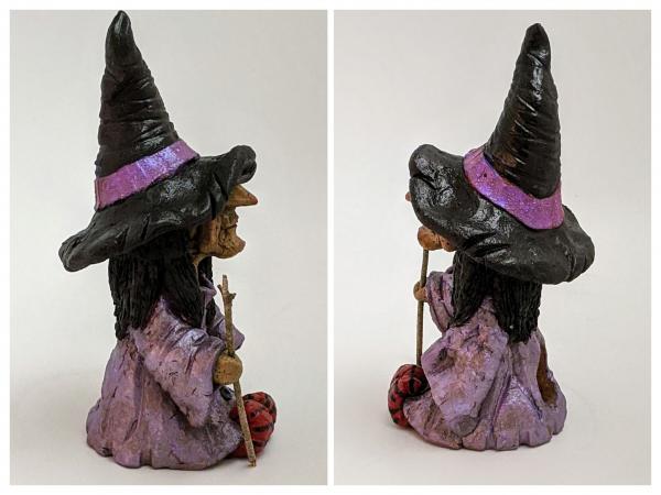 Little Purple Witch Incense Burner picture