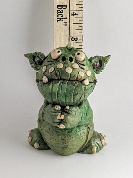 Green Mini Monster Incense Burner picture