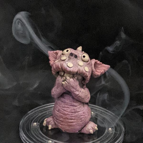 Fuchsia Mini Monster Incense Burner picture