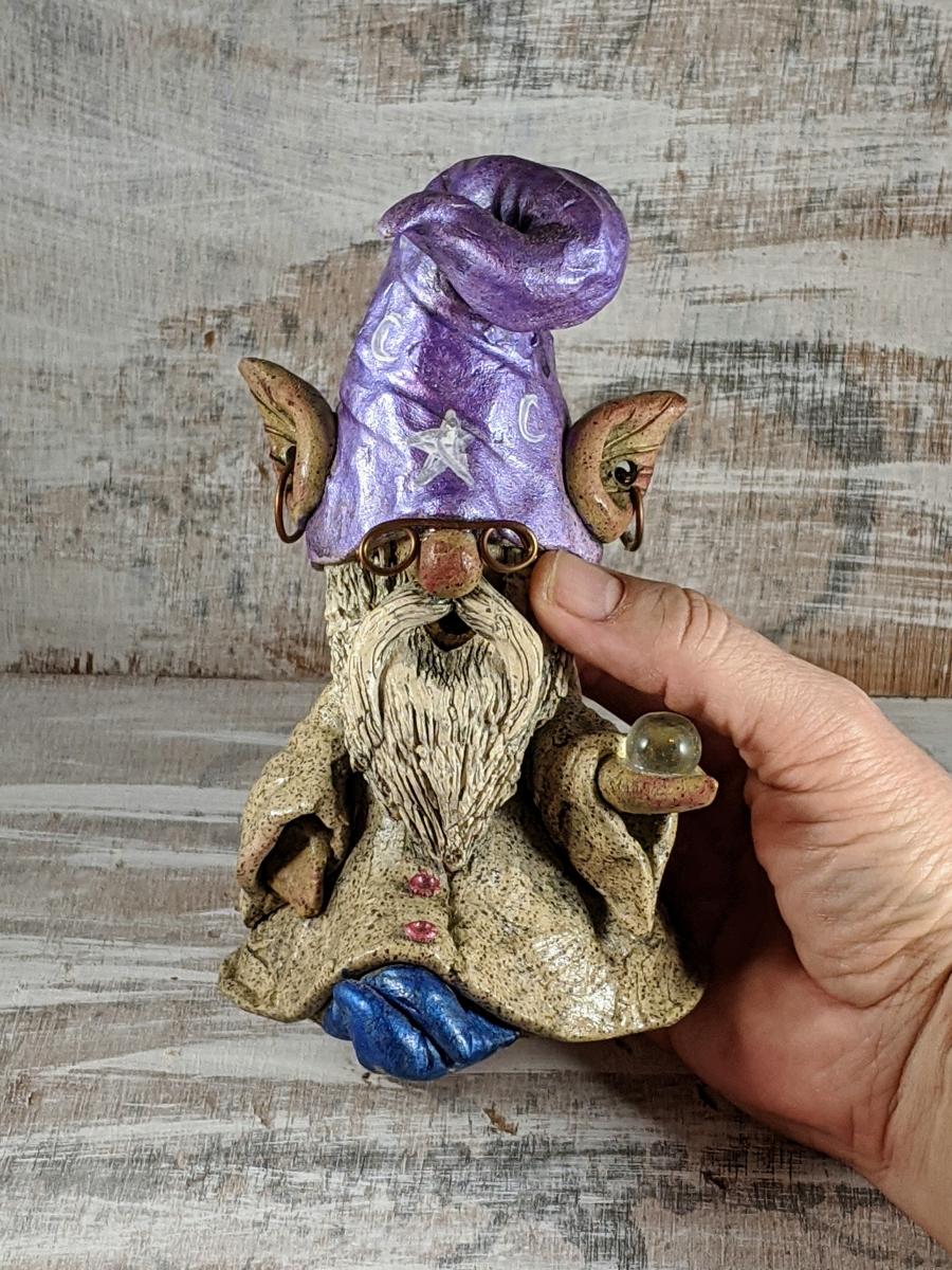 Wizard Cone Burner, OOAK, Incense Burner picture