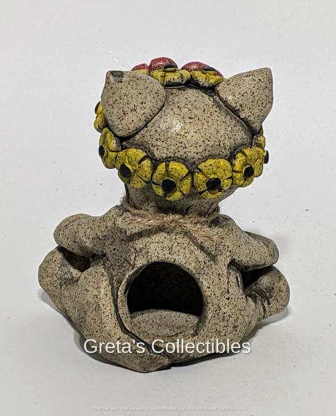 Hippie Cat Incense Burner picture