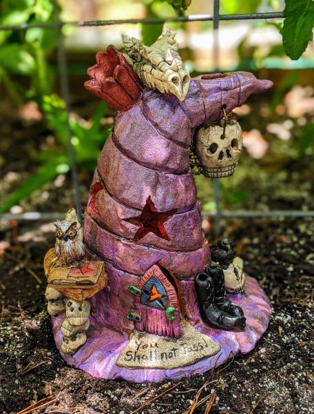 Ceramic Tealight Wizard Hat picture