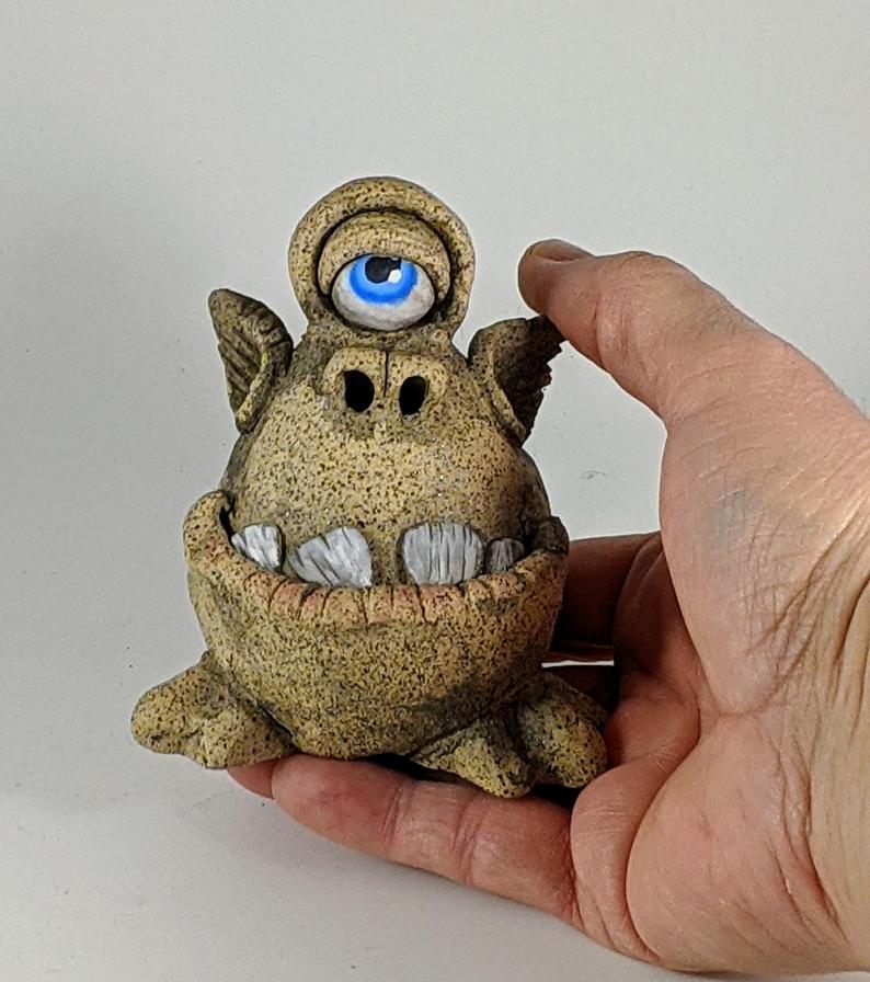 Cyclops Mini Monster Incense Burner picture