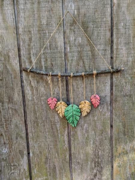 Rustic Fall Leaf Mobile picture