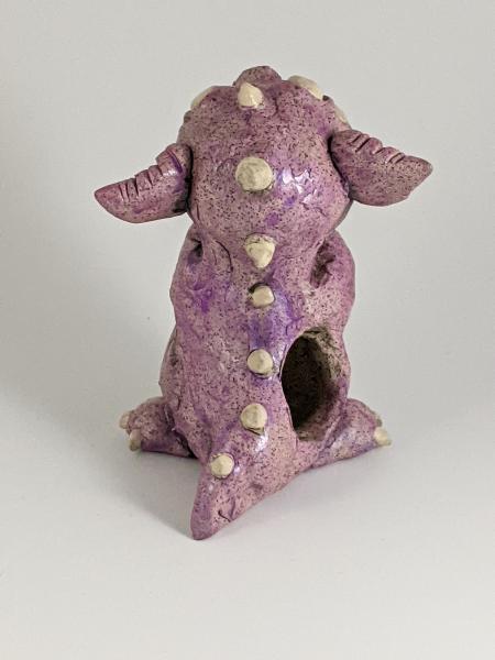 Fuchsia Mini Monster Incense Burner picture