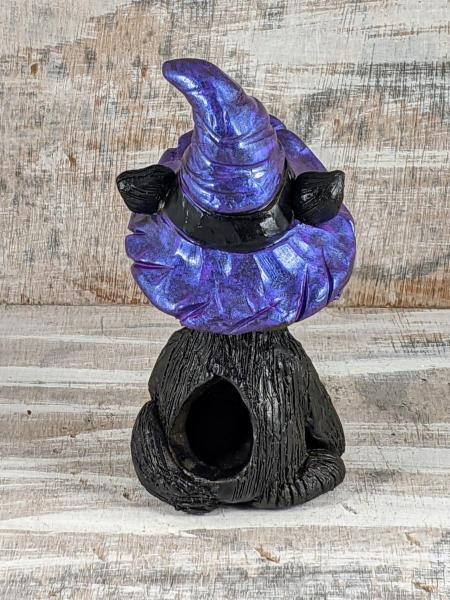 Black Cat with Purple Witch Hat picture