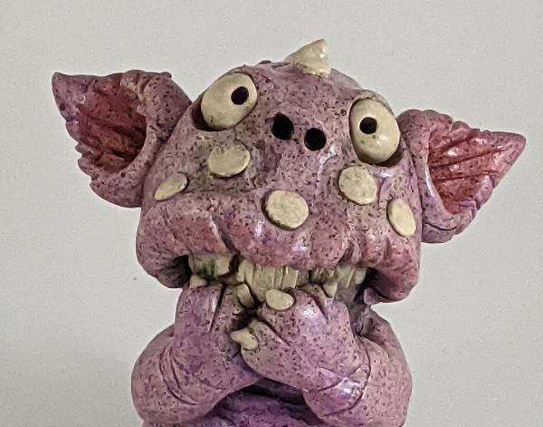 Fuchsia Mini Monster Incense Burner picture