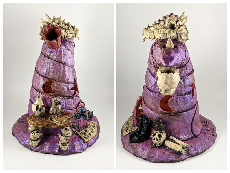 Ceramic Tealight Wizard Hat picture