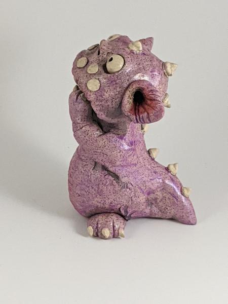 Fuchsia Mini Monster Incense Burner picture