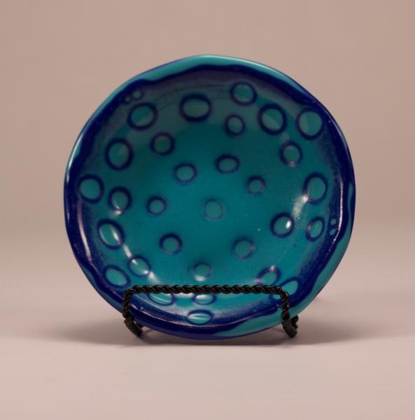 Aqua Cobalt Frit Bowl picture