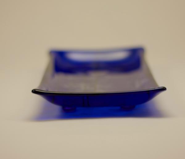 Cobalt Confetti Rectangle Tray picture
