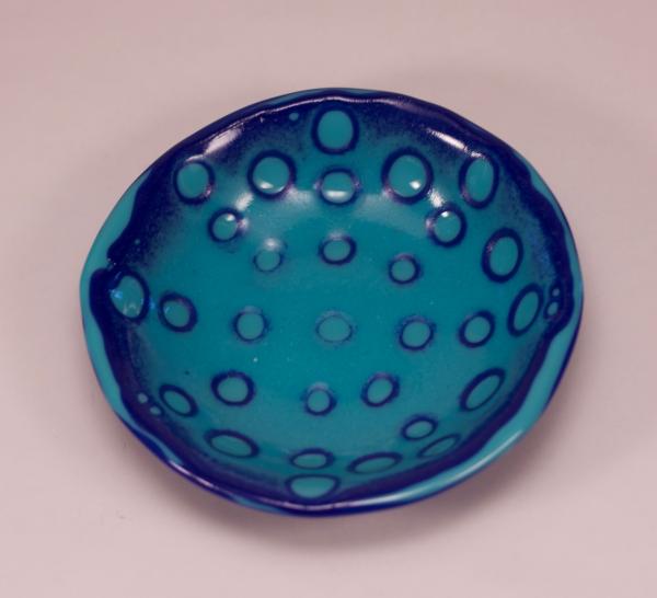Aqua Cobalt Frit Bowl picture