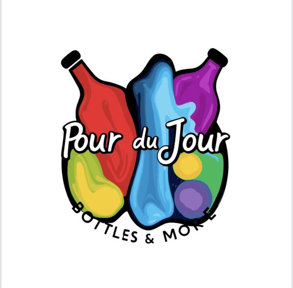 Pour du Jour Bottles & More Acrylic Paint Art