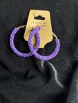 Big Beaded Hoops