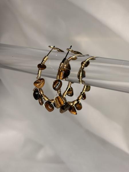 Medium Rock Hoops