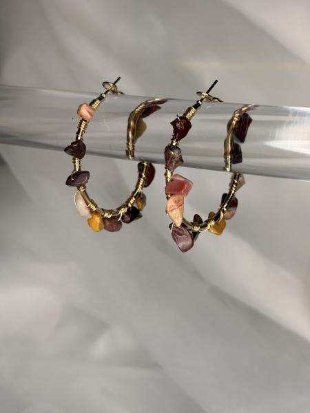 Medium Rock Hoops