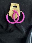 Big Beaded Hoops