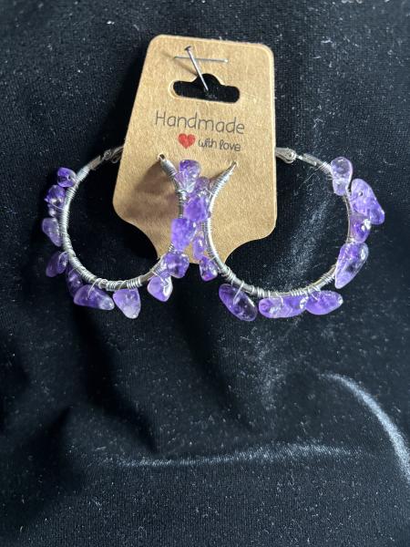 Medium Rock Hoops