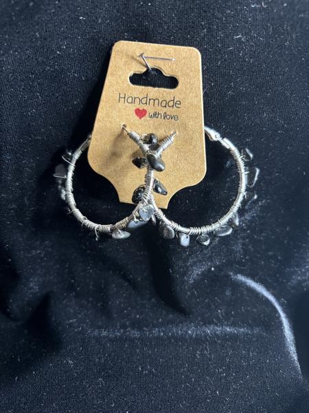 Medium Rock Hoops