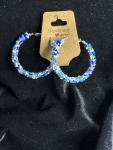 Big Beaded Hoops