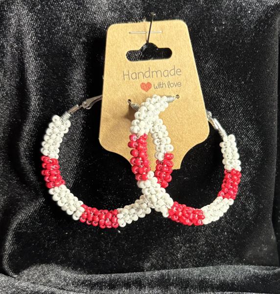 Big Candy Cane Hoops