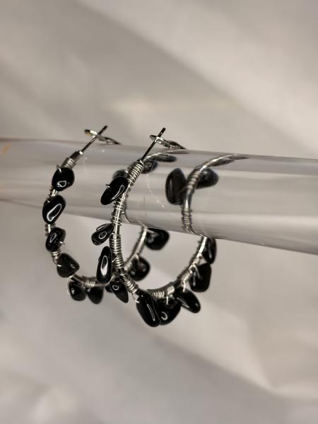 Medium Rock Hoops