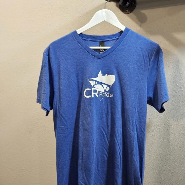 CR Pride V-neck Tshirt - Adult Medium