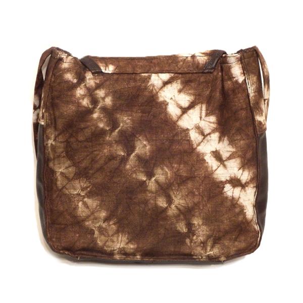 African Handbag, Brown Butterfly Tie Dye Bag, African Print Shoulder Bag picture
