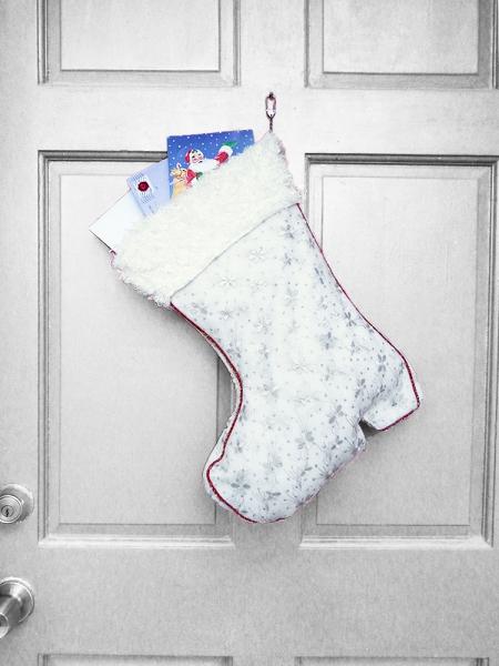 Large Christmas Stocking - Jack Frost Peppermint Indoor/Outdoor Christmas Decoration picture