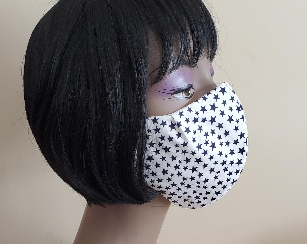 Face Mask with Filter - Washable - Made in the USA - Adult Face Mask with Nose Wire picture