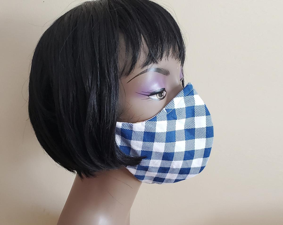 Face Mask with Filter - Washable - Made in the USA - Adult Face Mask with Nose Wire picture