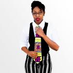 Multicolor African Print Necktie - Made with Authentic African Fabric