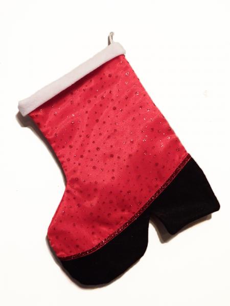 Christmas Stocking - Mrs. Claus Boot-Shaped Indoor/Outdoor Christmas Decoration picture