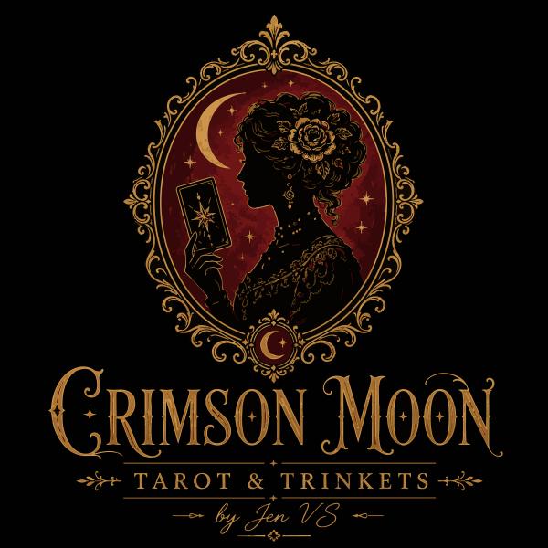 Crimson Moon Tarot and Trinkets
