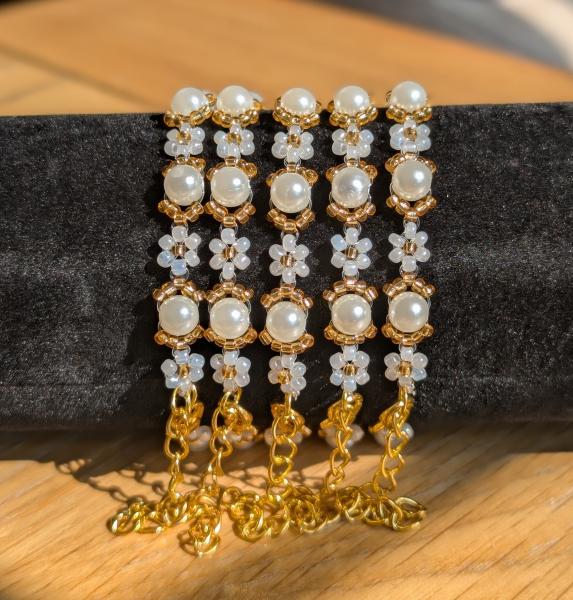 Pearl Lotus Bracelet