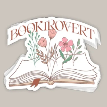 Booktrovert Decal