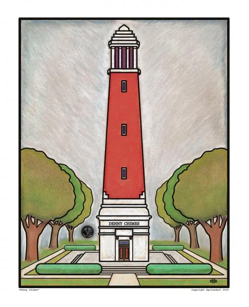 Denny Chimes 8x10” fine art print officially licensed picture