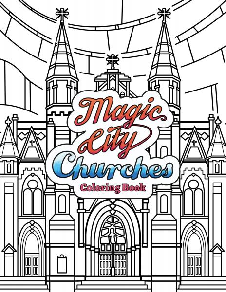 Magic City Churches Coloring Book picture