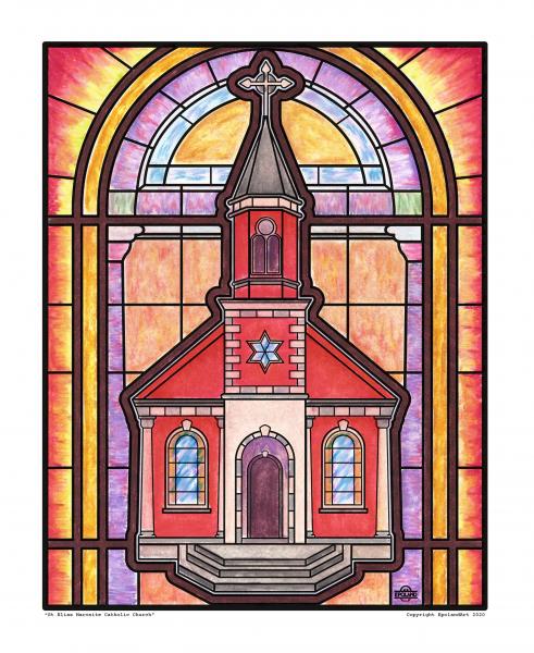 Saint Elias Maronite Church 8x10" fine art print picture