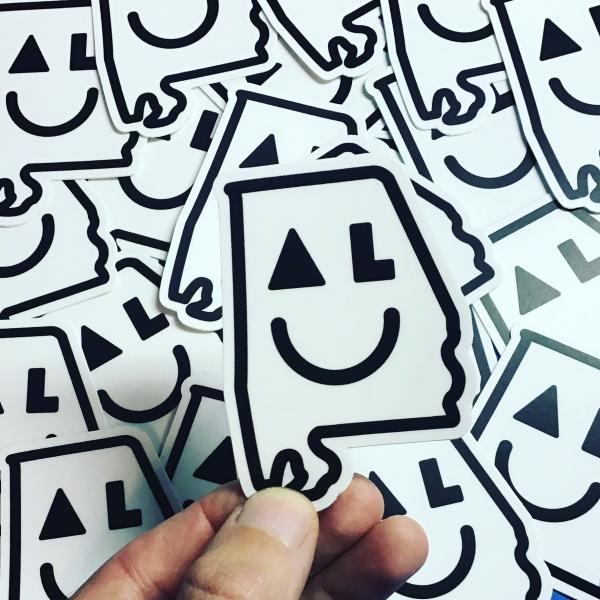 Smiley AL die cut sticker picture