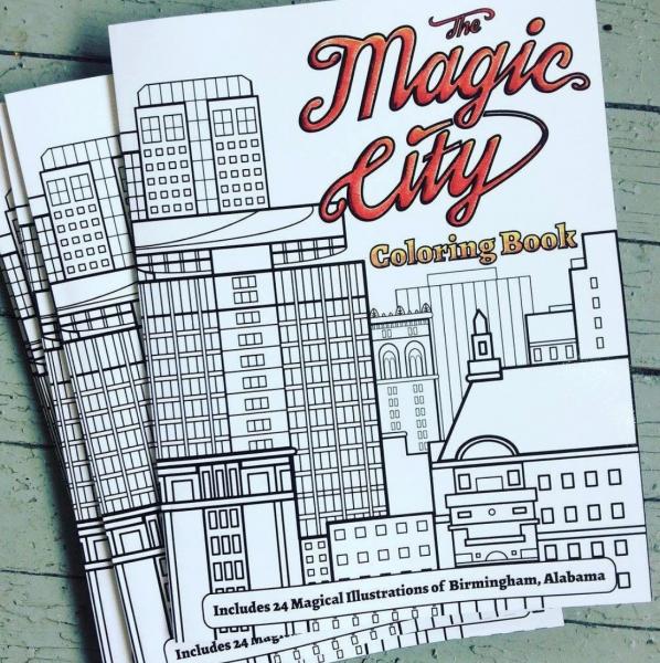 The Magic City Coloring Book picture