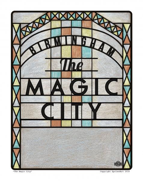 The Magic City 8x10” fine art print picture