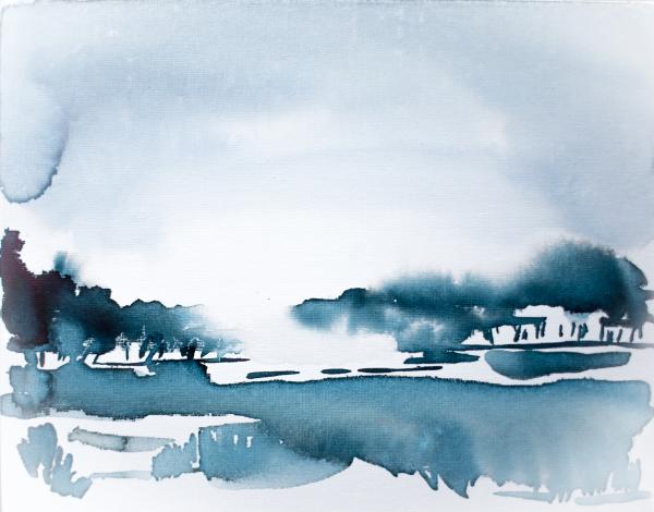 11x14 Abstract Landscape